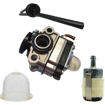 SHI P230s COMPLETE CARBURETOR FUEL FILTER-GROMMET-LINES PRIMER BULB KIT