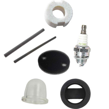 SHI B450 AIR-OIL-FUEL FILTERS SPARK PLUG FUEL LINES PRIMER BULB KIT