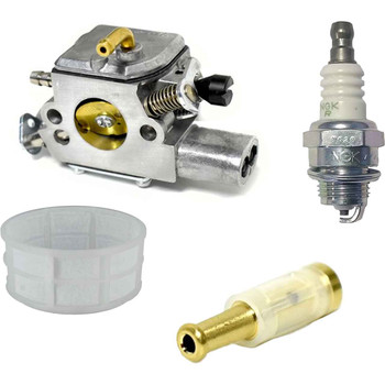 SHI 493 COMPLETE CARBURETOR AIR-OIL FILTERS SPARK PLUG KIT