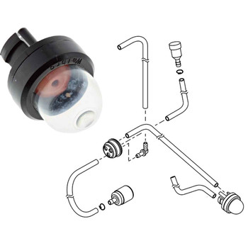 SHI 335s FUEL FILTER-GROMMET-LINES PRIMER BULB KIT