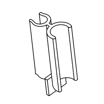 Shindaiwa CN011347 - Clip Pump Rod (Original OEM part)