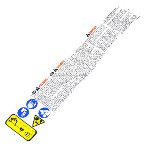 Shindaiwa X505009800 - Label Caution