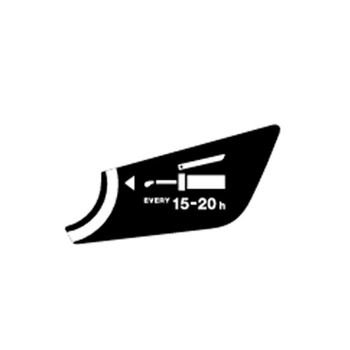 Shindaiwa X505008660 - Label Grease (Original OEM part)