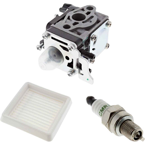 SHI AH262S-HD COMPLETE CARBURETOR AIR-OIL FILTERS SPARK PLUG KIT
