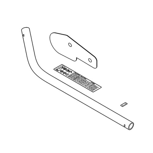 Shindaiwa 91205 - Main Pipe + Plate (Original OEM part)