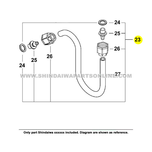 SHINDAIWA Kit Hose Asy 569022 - Diagram