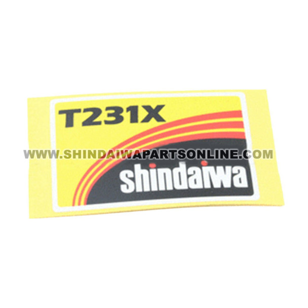 Shindaiwa X504001520 - Label Model  Shindaiwa X504001520 - Label Model