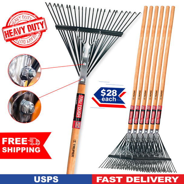 Shindaiwa 30480 - Heavy Duty Steel Leaf Rake. Truper 30480 24-Inch Head, 54-Inch Wood Handle (Original OEM part) Shindaiwa 30480 - Heavy Duty Steel Leaf Rake. Truper 30480 24-Inch Head, 54-Inch Wood Handle (Original OEM part)