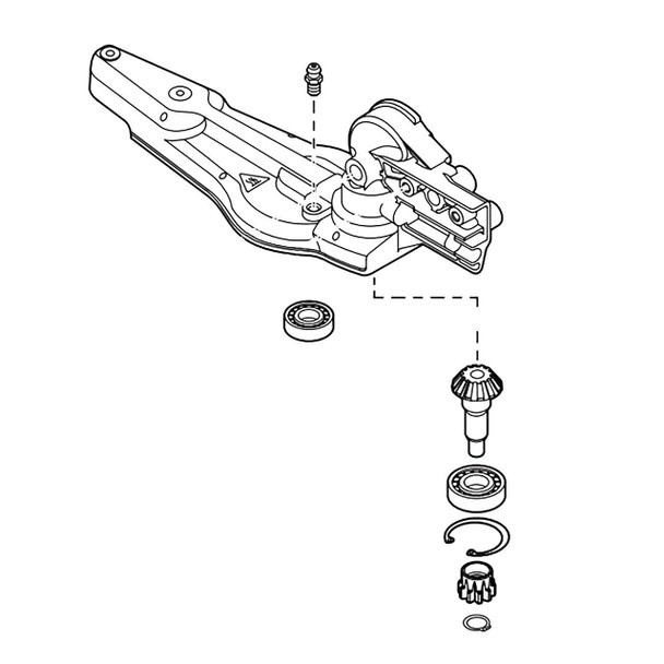 Shindaiwa P100003620 - Gear Case Assembly Ah262/Ahs262 (Original OEM part)