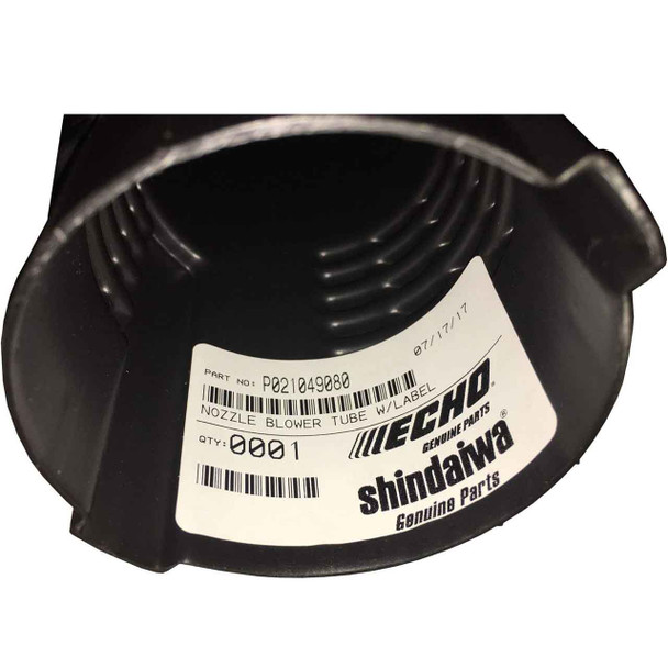 Shindaiwa P021049080 - Nozzle Blower Tube With Label (Original OEM part)