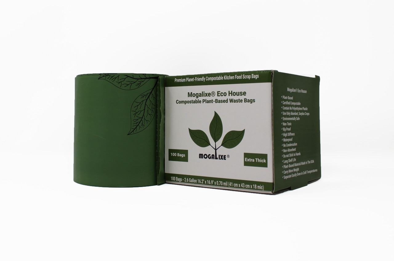 Mogalixe Compostable 8-Gal. Trash Bags