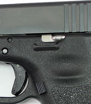 Ghost Bullet Extended Slide Release Stainless Steel - Glockparts.com