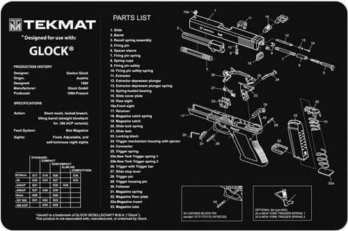 Tekmat Bench Mat for Glocks