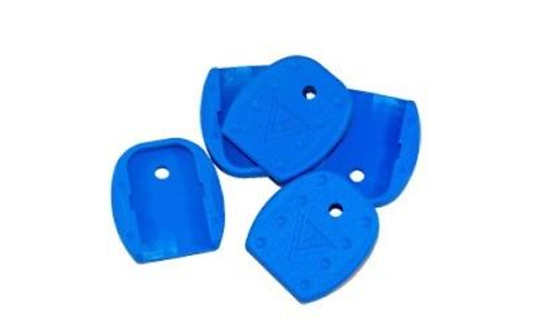 Vickers Tactical Mag Floor Plate, 5 Pack, Blue, fits Glock models 9,40,357