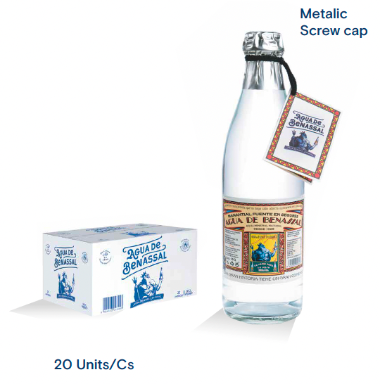 AGUA DE BENASSAL 16.9OZ/20UN