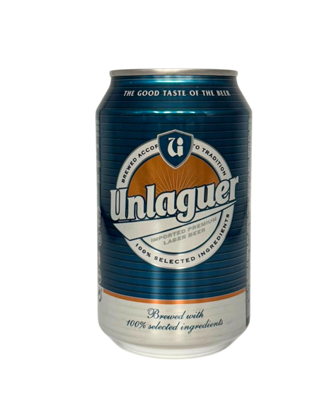 UNLAGUER BEER CAN 330ML/24UND (4 x 6-pack)