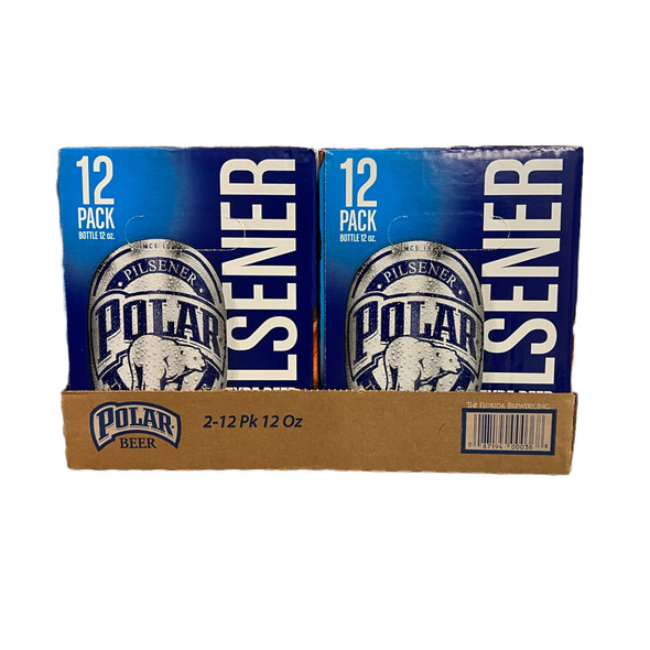 POLAR PILSENER 12OZ BOTTLE (2x12) 24PACK