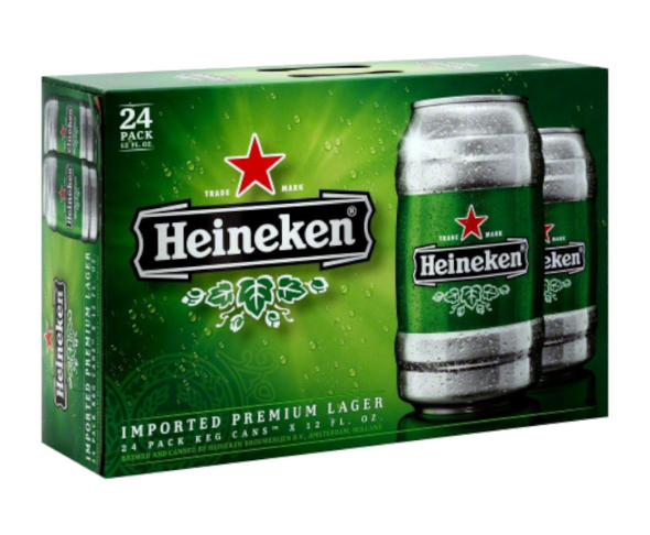 HEINEKEN 12OZ CAN (2x12) 24PACK