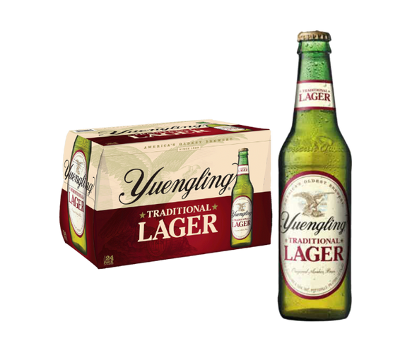 YUENGLING LAGER 12OZ BOTTLE 24PACK