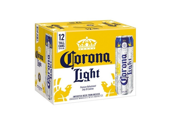 CORONA LIGHT 12OZ CAN 24PACK