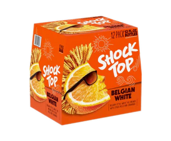 SHOCK TOP BELGIAN WHITE 12 OZ BOTTLE(2X12PCK) 24PACK