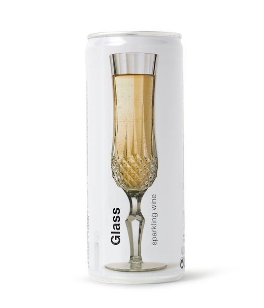 GLASS CANNED  WHITE SPARKLING WINE 24/250ML