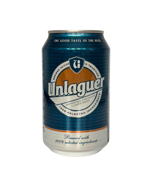 UNLAGUER BEER CAN 330ML/24UND (4 x 6-pack)