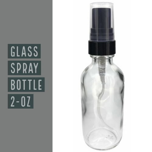 Glass Spray Bottle 2 Oz