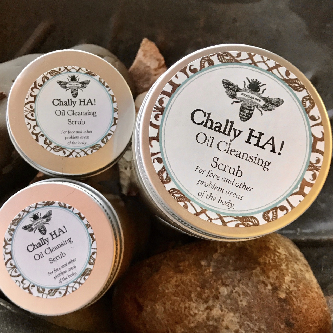 Chally HA! Scrub Facial | OIL CLEANSING