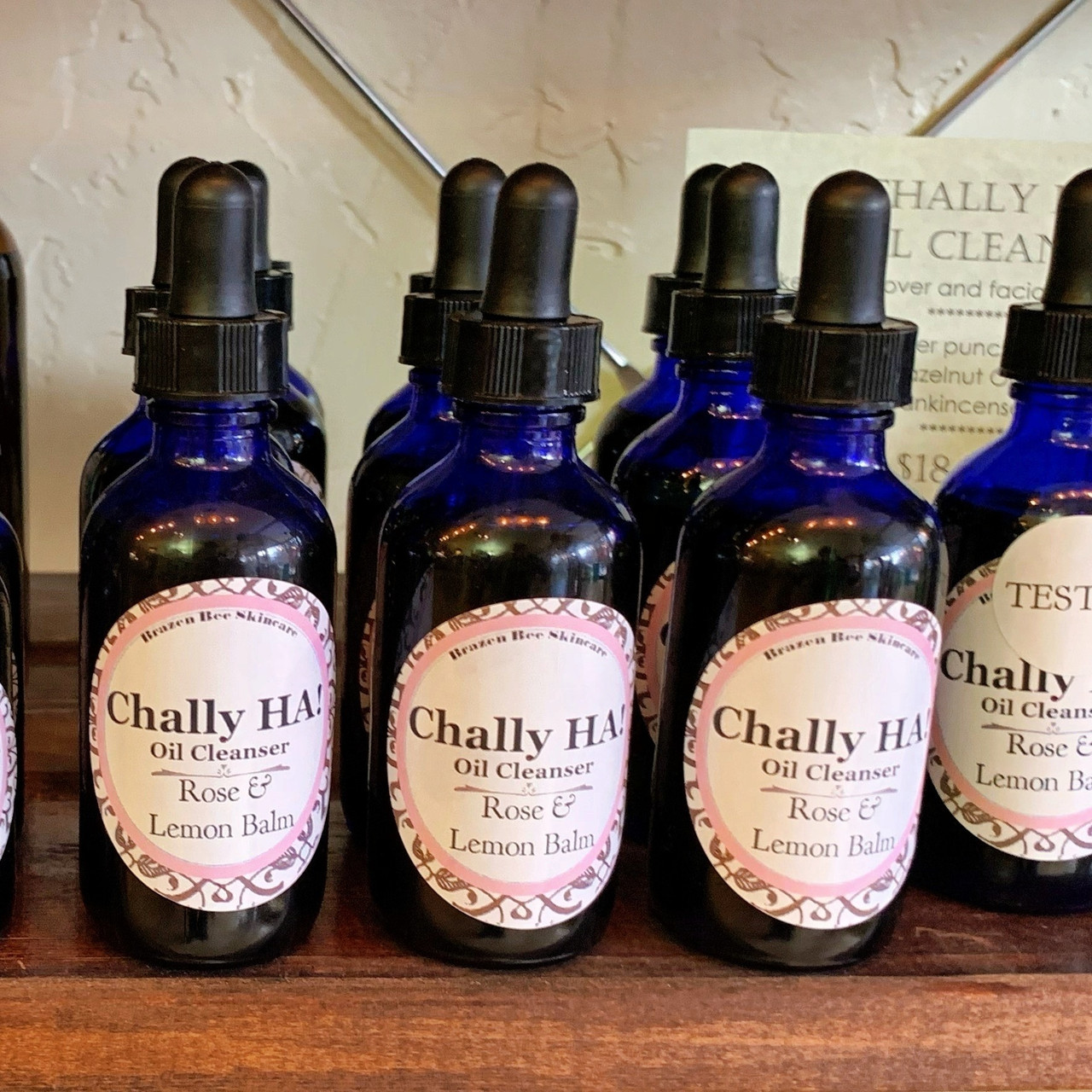 Chally HA! Oil **ROSE & LEMON BALM** |   OIL CLEANSING