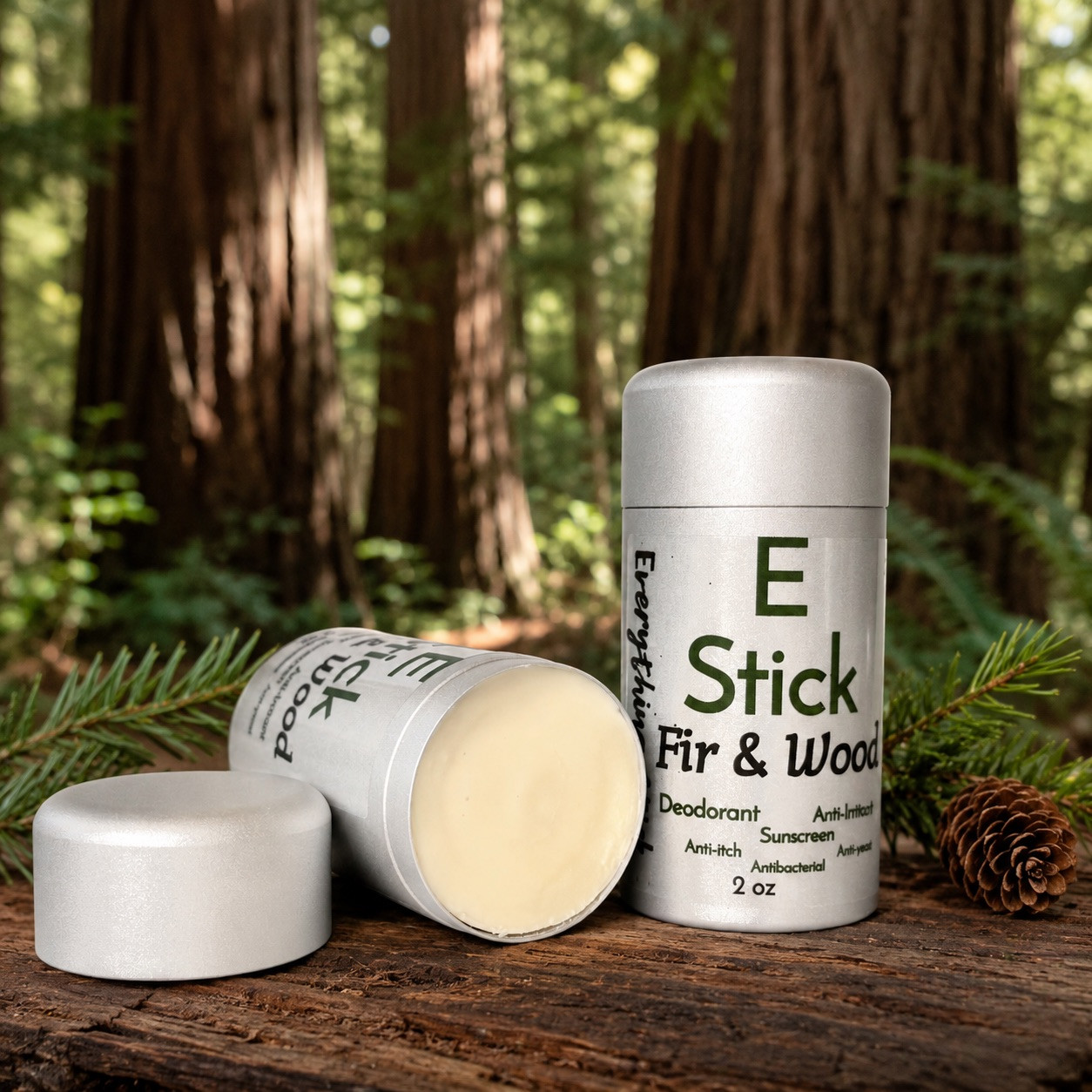 Fir & Wood Everything Stick | DEODORANT & SUNSCREEN