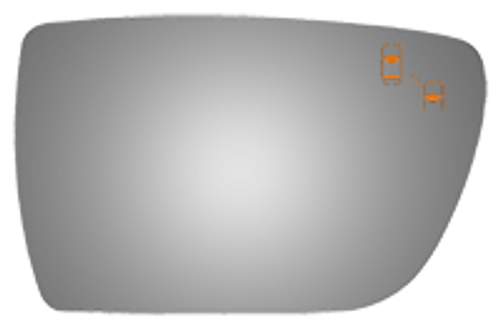 Burco 5737BC Passenger Side 4 5/8 X 7 1/8 inches