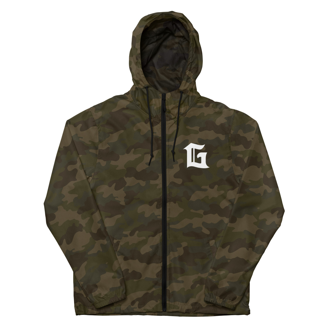 GOD BLVD - Camo Lightweight Zip Up Windbreaker - GOD BLVD