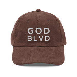 GOD BLVD - Brown Vintage Corduroy Cap GOD BLVD - Brown Vintage Corduroy Cap
