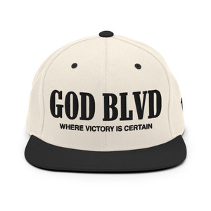 GOD BLVD - Victory - Natural/Black Snapback Hat