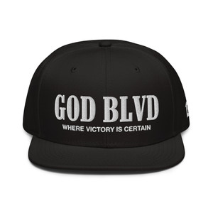 GOD BLVD - Victory - Black/White Snapback Hat GOD BLVD - Victory - Black/White Snapback Hat