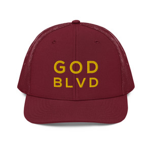 GOD BLVD - Trucker 112 - Cardinal/Gold GOD BLVD - Trucker 112 - Cardinal/Gold