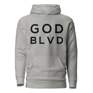 GOD BLVD - OG Logo - Grey Premium Hoodie