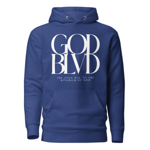 GOD BLVD - KOG - Blue Premium Hoodie GOD BLVD - KOG - Blue Premium Hoodie