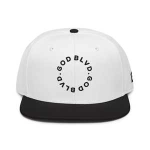 GOD BLVD - Miracircle - White/Black Snapback Hat