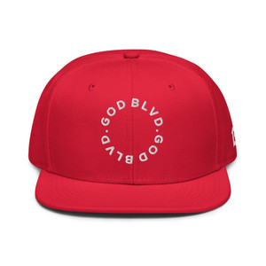 GOD BLVD - Miracircle - Red Snapback Hat 