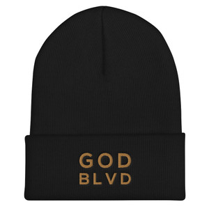 GOD BLVD - Cuffed up Beanie (Old Gold)