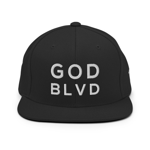 GOD BLVD - Snapback (Black/White)