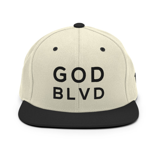 GOD BLVD - Snapback (Natural/Black)