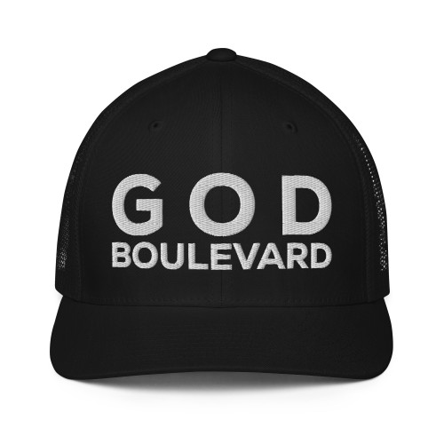 GOD BLVD - God Boulevard - Black Closed-Back Trucker