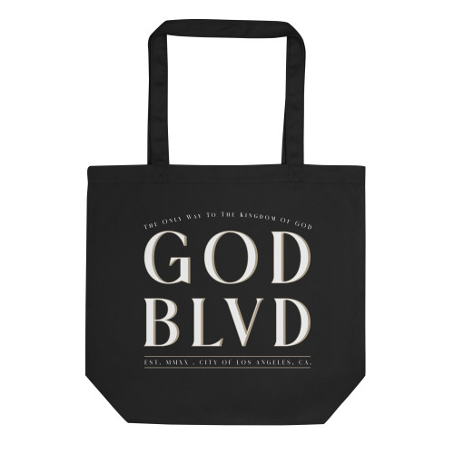 GOD BLVD - Kingdom - Black Eco Tote Bag