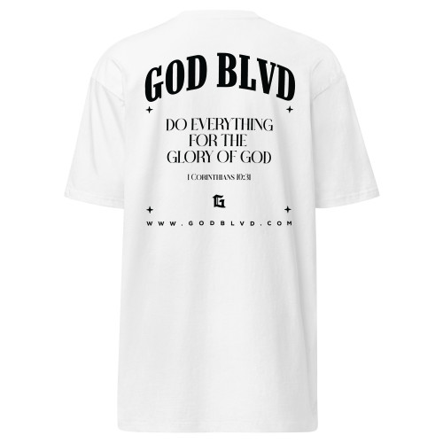 GOD BLVD - Glory of God - White Premium Tee