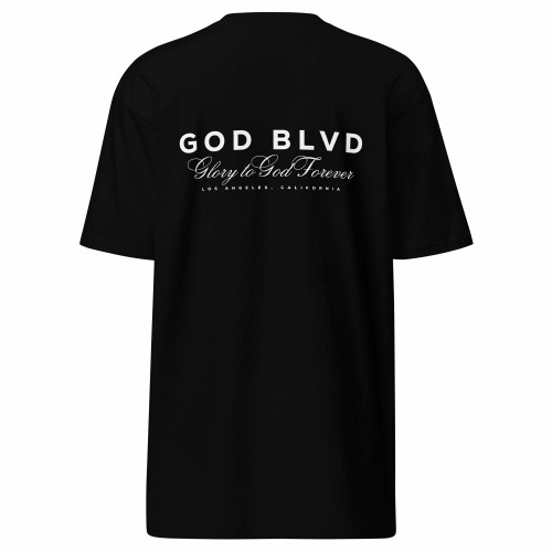 GOD BLVD - OE - Black Premium Tee - Front/Back Print