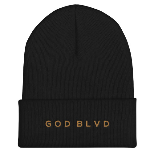 GODBLVD - Cuffed Up Beanie (Old Gold)