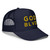 GOD BLVD - Foam Trucker Hat (Navy-Yellow) 